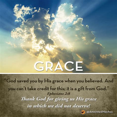 Thank God for giving us His grace in which we did not deserve! | Gods ...