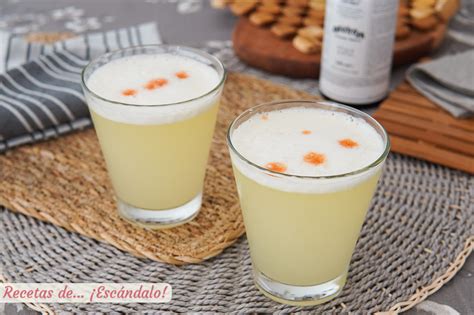 Receta de pisco sour, el famoso cóctel peruano - Recetas de ¡Escándalo!