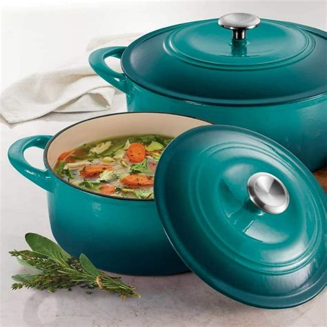 Tramontina Enameled Cast Iron Dutch Oven, 2-pack - Walmart.com ...