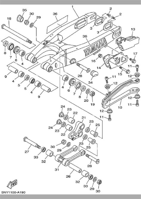 2003 Yamaha YZ125 YZ125R Parts, 2003 Yamaha YZ125 YZ125R OEM Parts ...