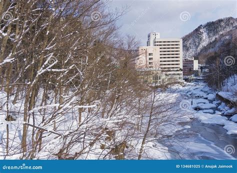 Jozankei Onsen in Winter, Japan Stock Image - Image of mountain, fall: 134681025