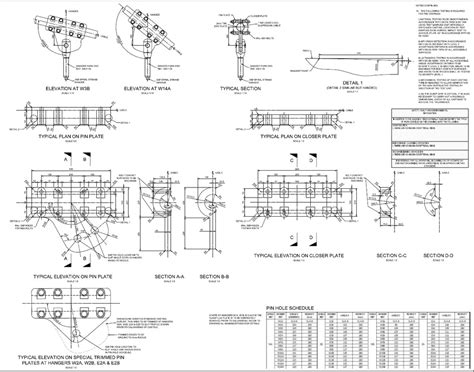 Plans of The Peace Bridge - SolidWorks Design Assignment