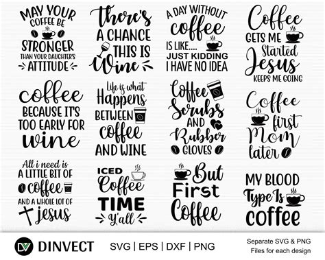 Art & Collectibles Coffee and Jesus svg Funny Coffee svg png coffee mug graphic Digital Drawing ...