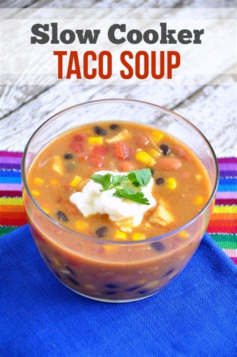 Slow Cooker Taco Soup Recipe