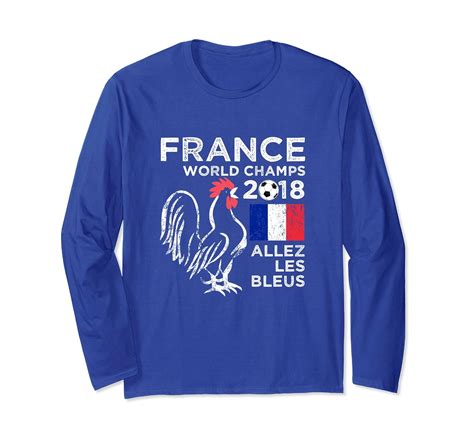 France Soccer Jersey French Flag Champions Rooster 2018 Tee-ln – Lntee