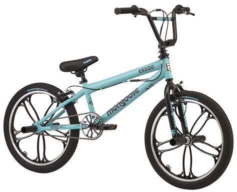 Mongoose 20" Craze Freestyle BMX Bike, Teal - Walmart.com - Walmart.com