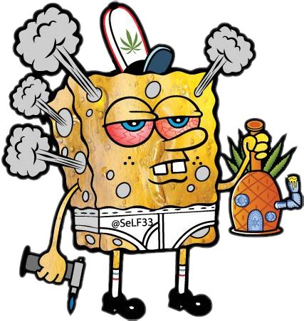 Spongebob Weed Plant