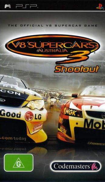 V8 Supercars Australia 3 - Shootout ROM - PSP Download - Emulator Games