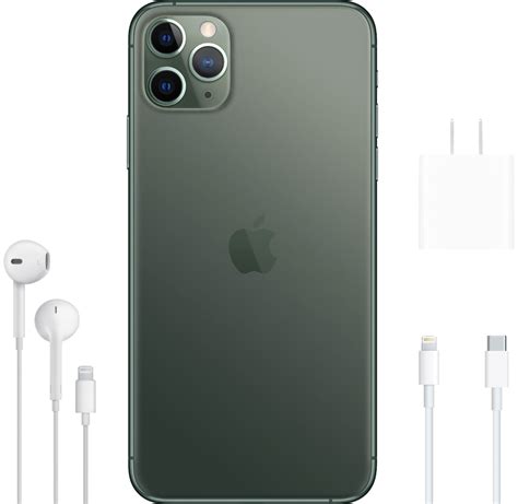 Best Buy: Apple iPhone 11 Pro Max 256GB Midnight Green (AT&T) MWH72LL/A