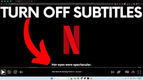 How to Turn Off Subtitles on Netflix - Remove Captions on Netflix #netflix - YouTube