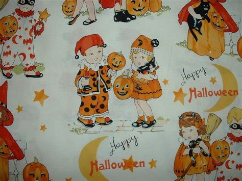 Alexander Henry Halloween Fabric Trick or Treat 1 Yard