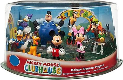 Disney Mickey Mouse Mickey Mouse Clubhouse Exclusive 9-Piece Deluxe PVC Figure Playset - ToyWiz