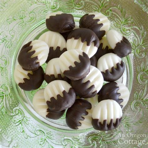 Classic Cream Cheese Mints with Dark Chocolate - An Oregon Cottage