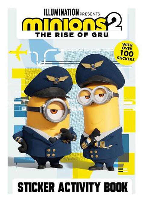 Minions 2: The Rise of Gru Official Sticker Activity Book by Minions ...