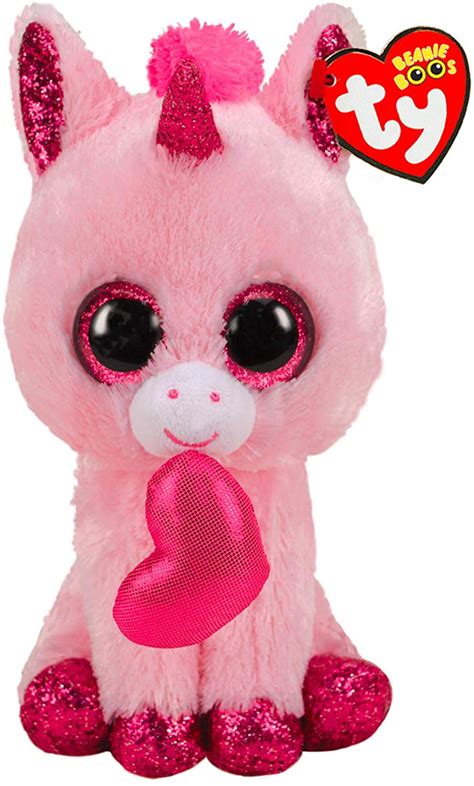 TY Beanie Boos -2020 Valentines Darling The Unicorn (Glitter Eyes) Small 6" Plush - Walmart.com ...