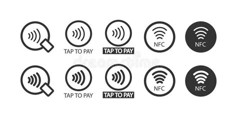 Nfc Icon. Tap To Pay Symbol. Sign Contatless Payment Vector Editorial ...