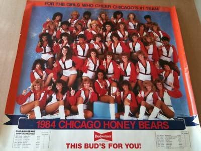 CHICAGO BEAR HONEY BEARS CHEERLEADERS POSTER 1985 | #149200854