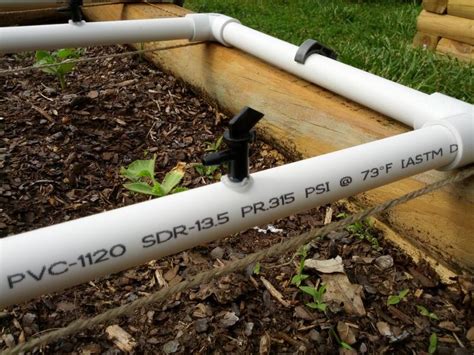 Delete the Nuts: Drip irrigation with PVC pipe.