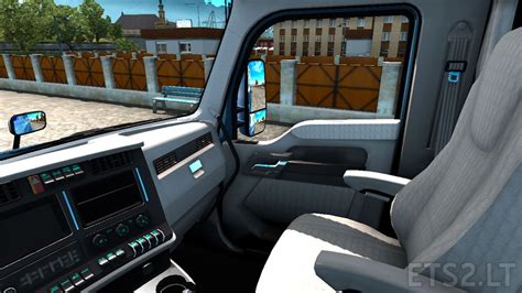 Bright interior for Kenworth T680 | ETS 2 mods