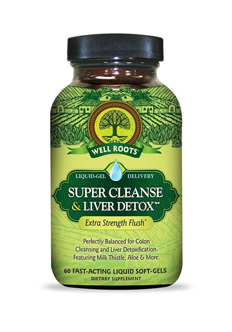Well Roots Super Cleanse and Liver Detox Supplement, 60 Count - Walmart.com - Walmart.com