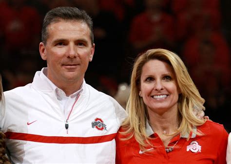 Ohio State Head Coach Urban Meyer and his wife Shelley Meyer, who is ...