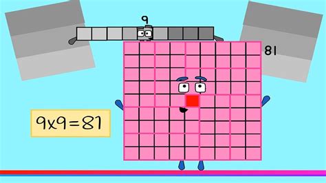 Numberblocks Seven and Nine Times Table - YouTube