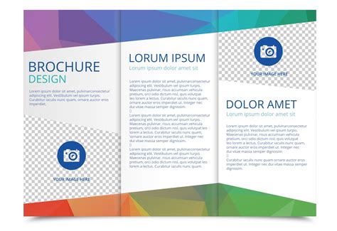 Tri Fold Brochure Vector Template - Download Free Vector Art, Stock Graphics & Images