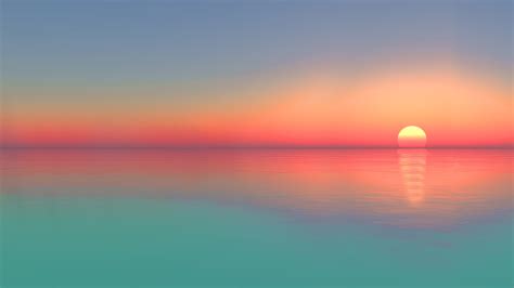 2560x1440 Resolution Gradient Calm Sunset 1440P Resolution Wallpaper ...