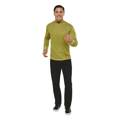 Star Trek Mens Deluxe Captain Kirk Halloween Costume - Walmart.com