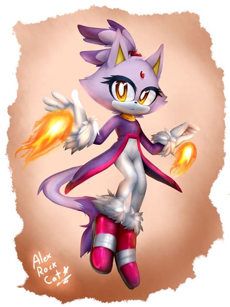 Blaze by AlexRockCat | Sonic fan art, Blazed, Art