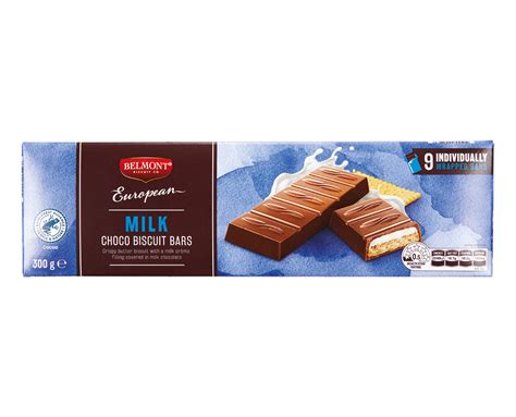 Belmont Biscuit Co. Choc Biscuit Bars – Milk & Cappuccino 300g