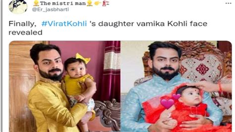 Fake: This is not Virat Kohli revealing Vamika to the world - Oneindia News