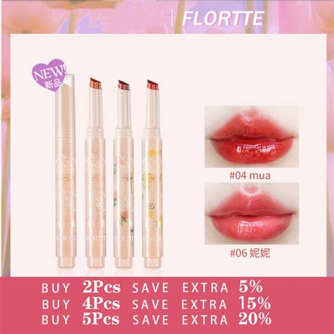 13-Colors-FLORTTE-Chu-Jelly-First-Kiss-Series-Love-Lipstick-Mirror ...