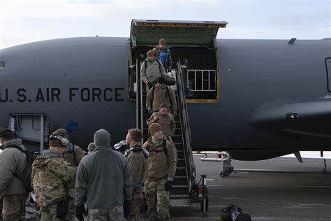 USAF Stratotankers provide air refueling capabilities for exercise Cold ...