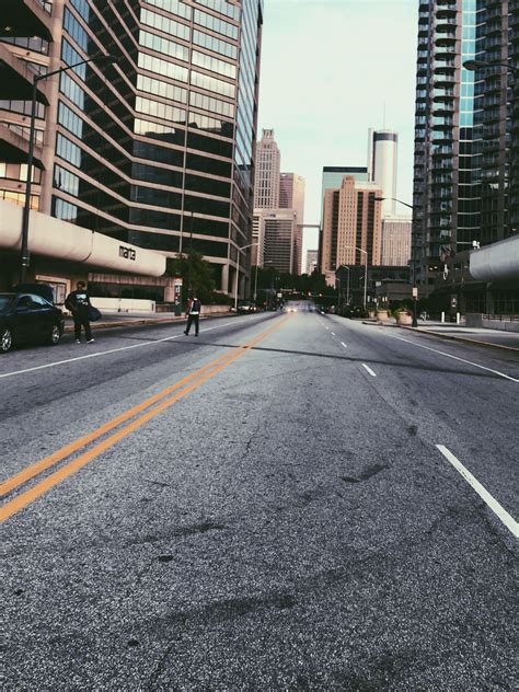 background photography Atlanta Georgia wallpaper city road. Empty. Building afternoon day ...