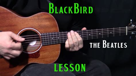 how to play Blackbird by The Beatles_Paul McCartney - acoustic guitar lesson - YouTube