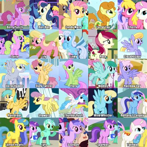 Its very helpful if you didnt know the pony names :3 | My little pony characters, My little pony ...