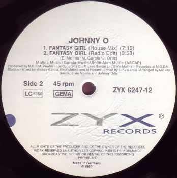 Fantasy Girl | Johnny O | 1990