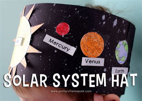 Solar System Hat Activity for Kindergarten - Primary Theme Park