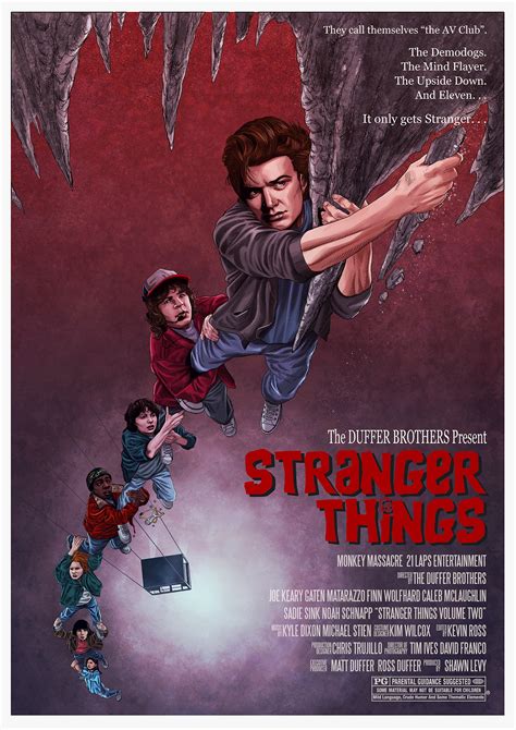 Stranger Things x The Goonies poster mashup by Mike McGee : r/StrangerThings