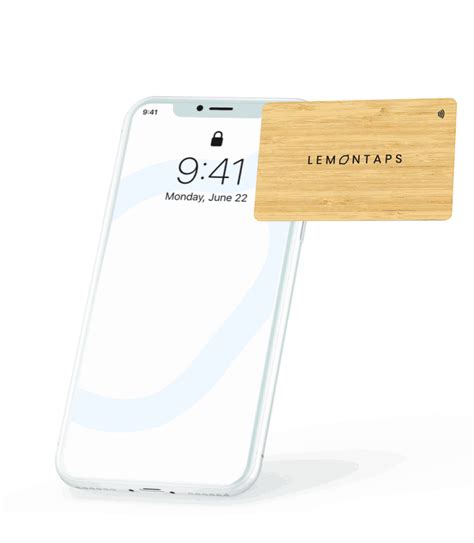 Technology for the business card with NFC chip - Lemontaps