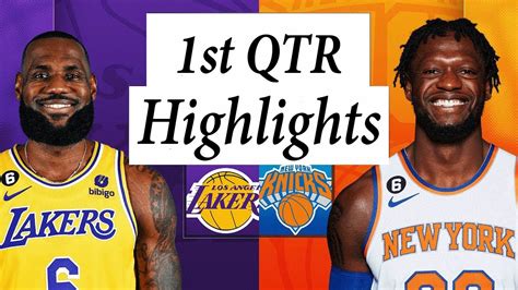 Los Angeles Lakers vs. New York Knicks Full Highlights 1st QTR | Jan 31 ...