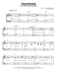 Tightrope (from The Greatest Showman) Official Sheet Music Download by Pasek & Paul - Mike Rizk ...