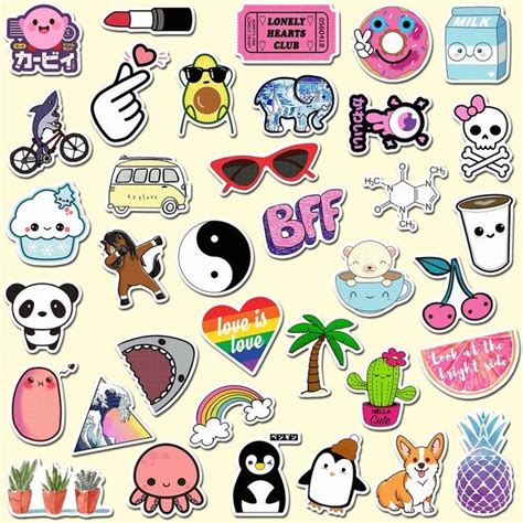 Pin de Naty Rimoldi en stationary | Pegatinas bonitas, Pegatinas imprimibles, Pegatinas kawaii