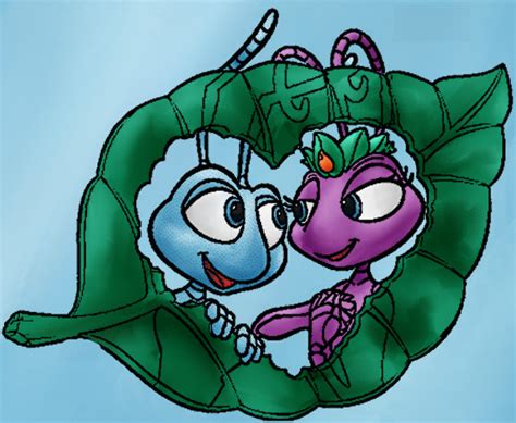 DC - Flik and Atta (color) by vanillacoke-disney on DeviantArt