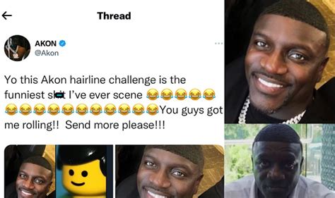 Akon Reacts To Memes Calling Out His New Hairline: 'I'm Rolling, Send ...