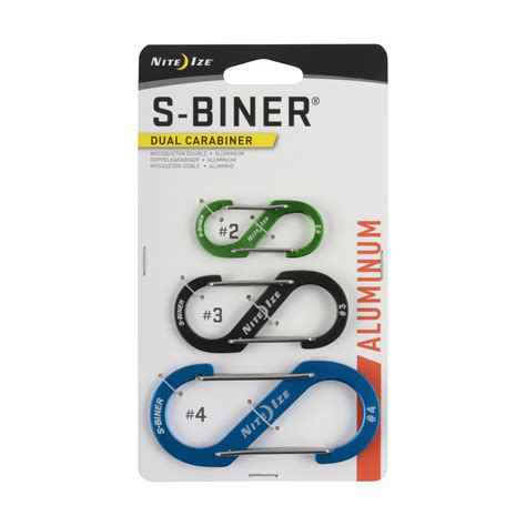 S-Biner® Dual Carabiner Aluminum - 3 Pack – Nite Ize UK