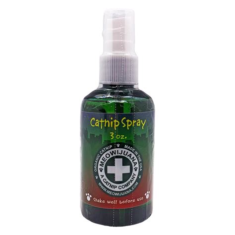 Meowijuana Catnip Spray for Cats, 3-oz Bottle | NaturalPetWarehouse.com