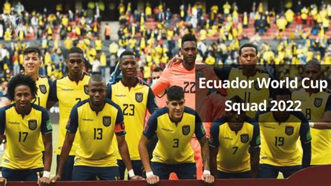 Ecuador World Cup Squad 2022: Ecuador team Final Roster