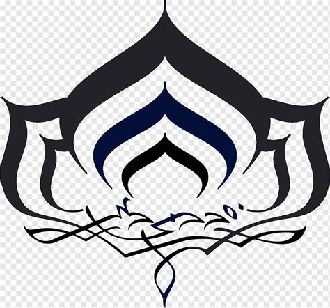 Warframe Logo Digital Extremes Symbol, Lotus Root, emblem, white, leaf png | PNGWing